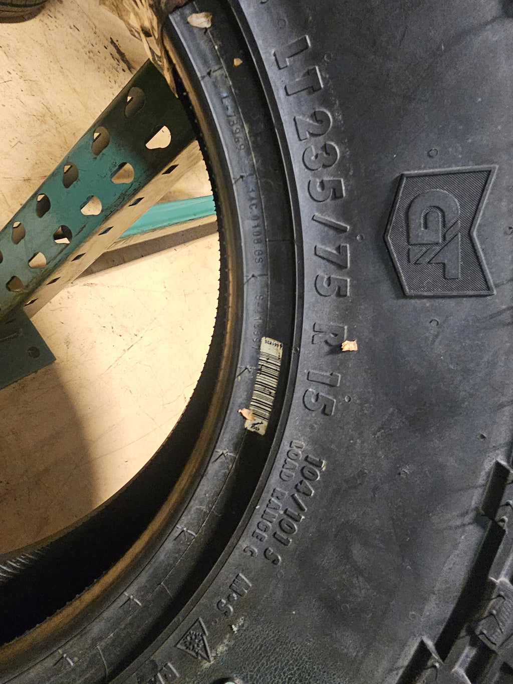 2 GENERAL GRABBER ATX WL LT 235 75 15 104/101S LRC 6PLY ALL TERRAIN TIRES 04508390000