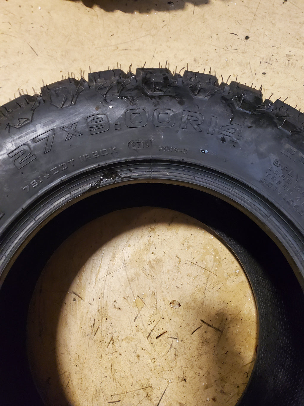 EFX MOTOHAMMER  BSW 27 9 14 73J 8PLY ATV/UTV TIRE MH27914