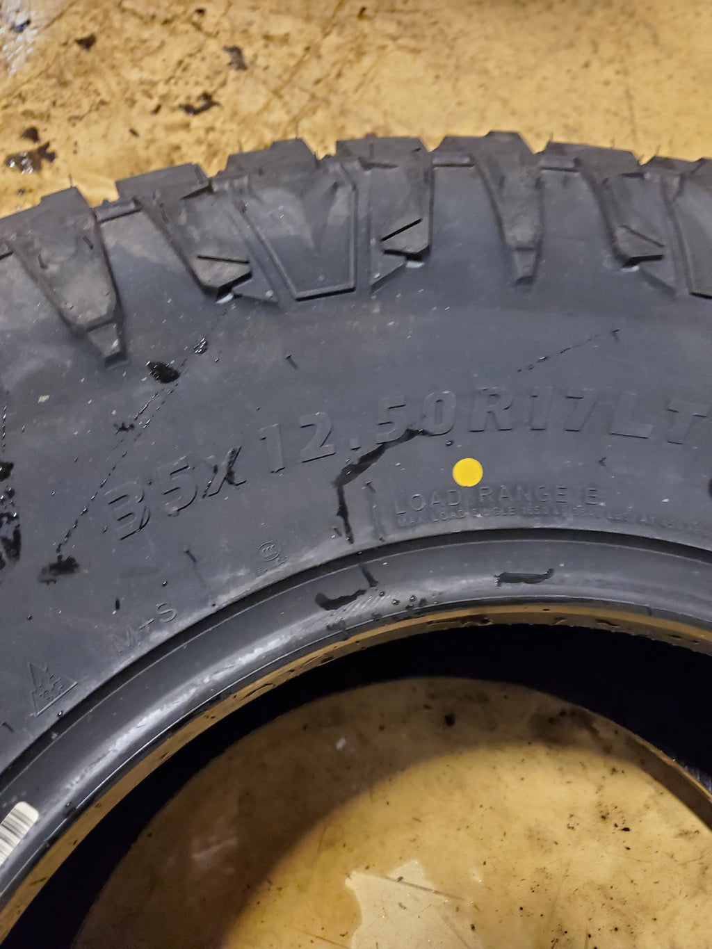 BLACKHAWK RIDGECRAWLER R/T BSW LT 35 12.5 17 125Q 10PLY RUGGED TIRE 1600467K