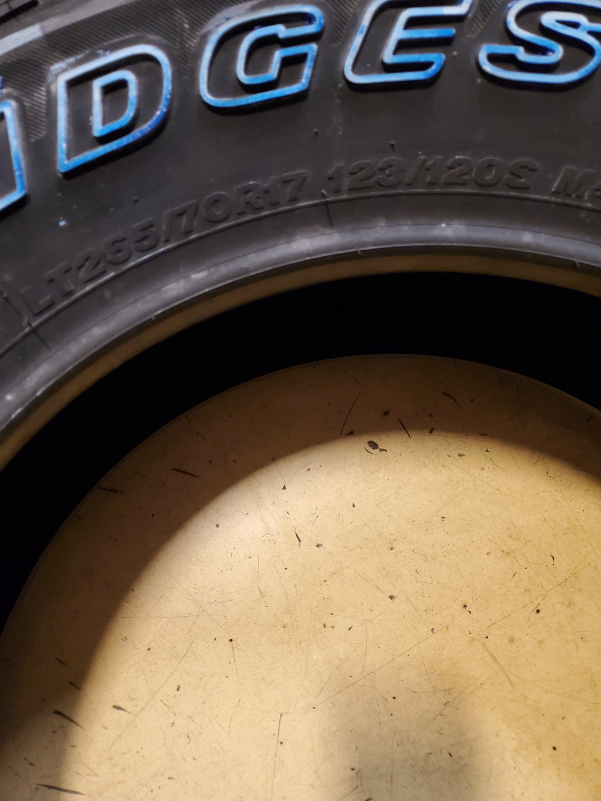 BRIDGESTONE DUELER A/T ASCENT OWL LT 265 70 17 123/120S 10PLY ALL TERRAIN TIRE 009675