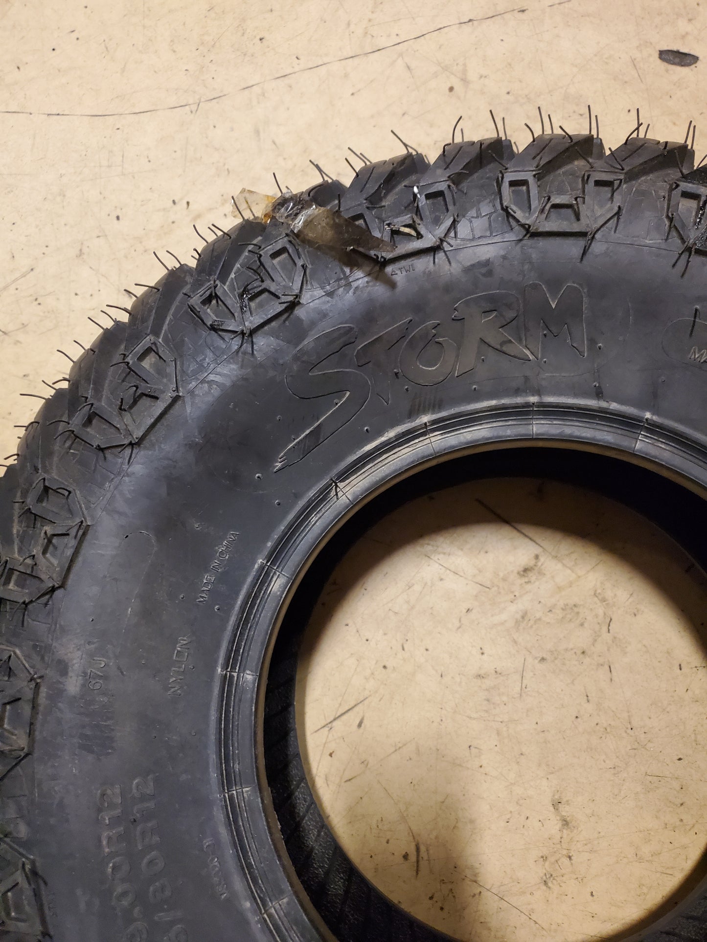 NOS RAGE STORM BSW 27 9 12 67J 6PLY ATV/UTV TIRE DTC3020279126R