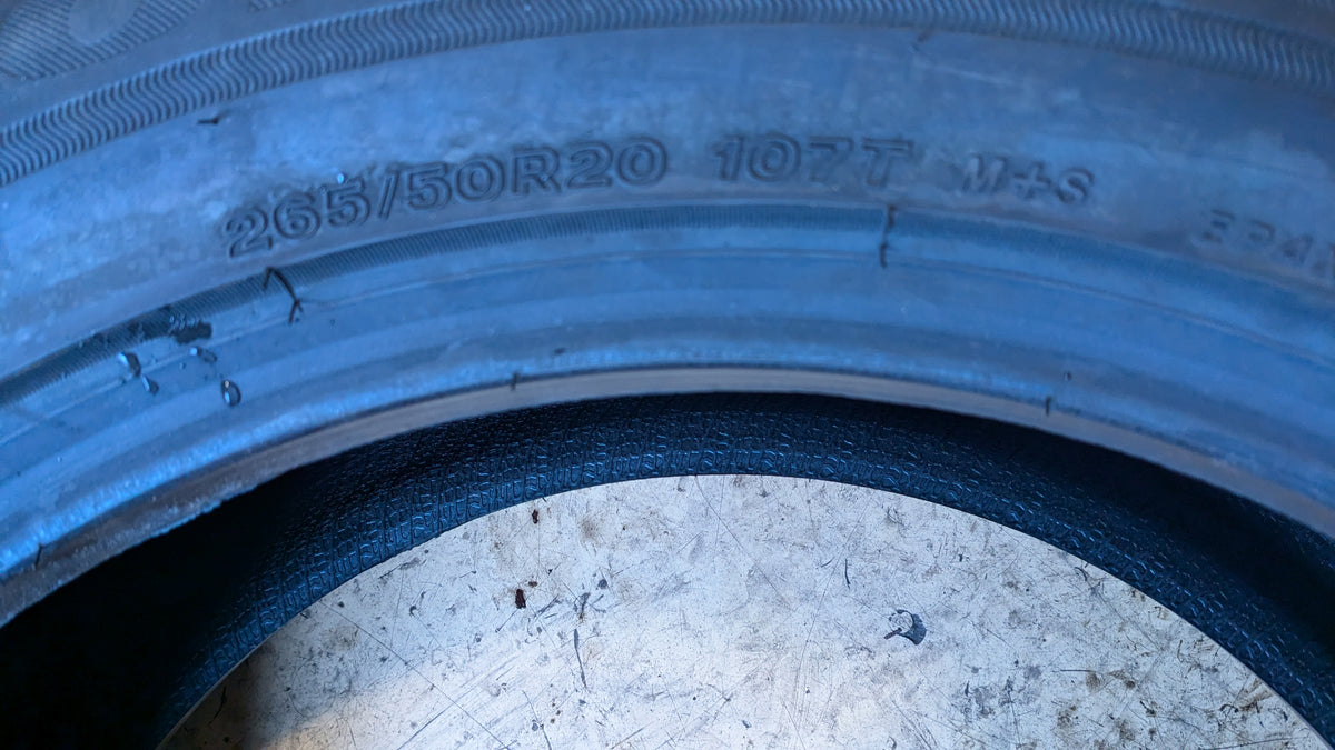 BRIDGESTONE  ECOPIA H/L 422 PLUS BSW P 265 50 20 107T ALL SEASON TIRE 000864