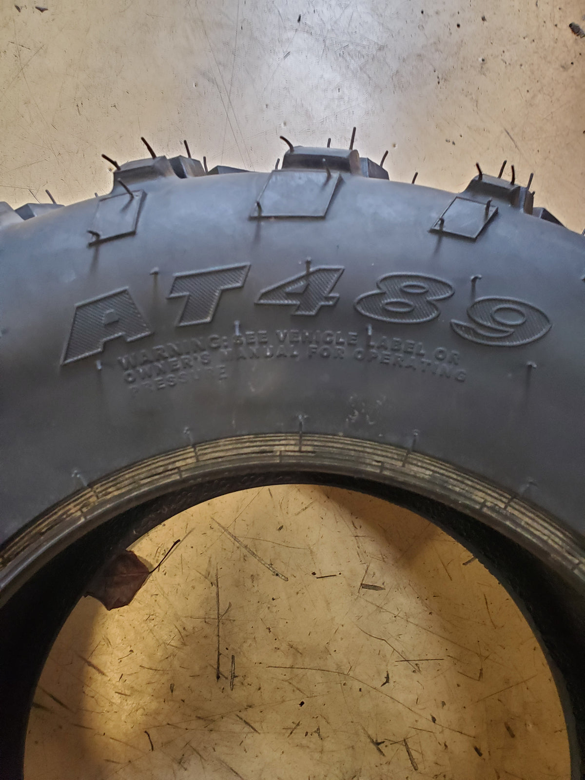 CARLSTAR AT489 BSW  25 8 12 NHS 4PLY ATV/UTV TIRE 589306