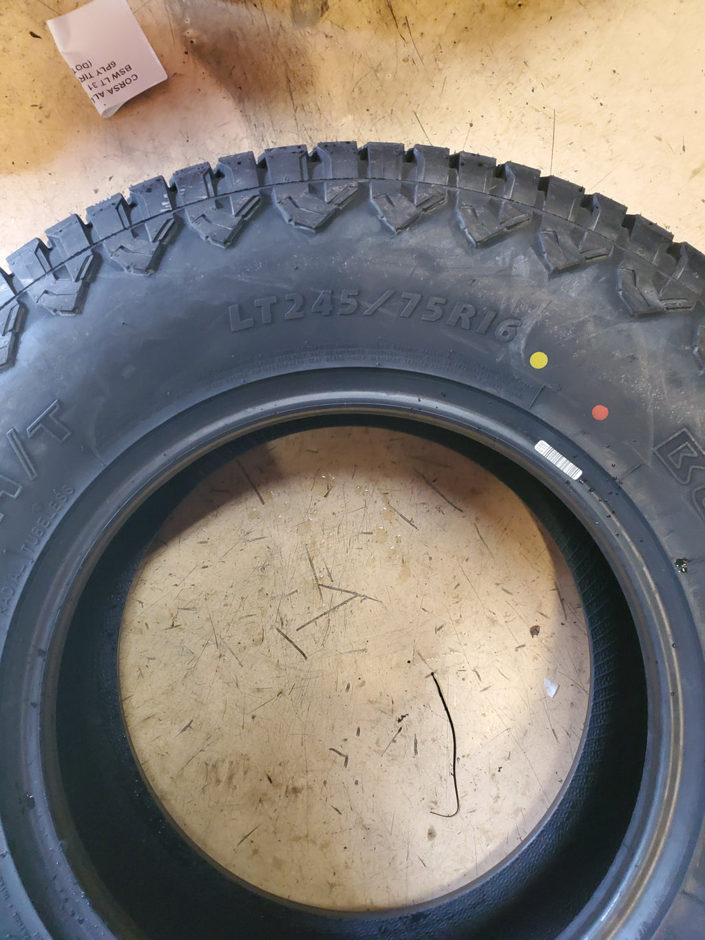 BLACKHAWK RIDGECRAWLER A/T LT 245 75 16 120/116S 10PLY ALL TERRAIN TIRE 4120857