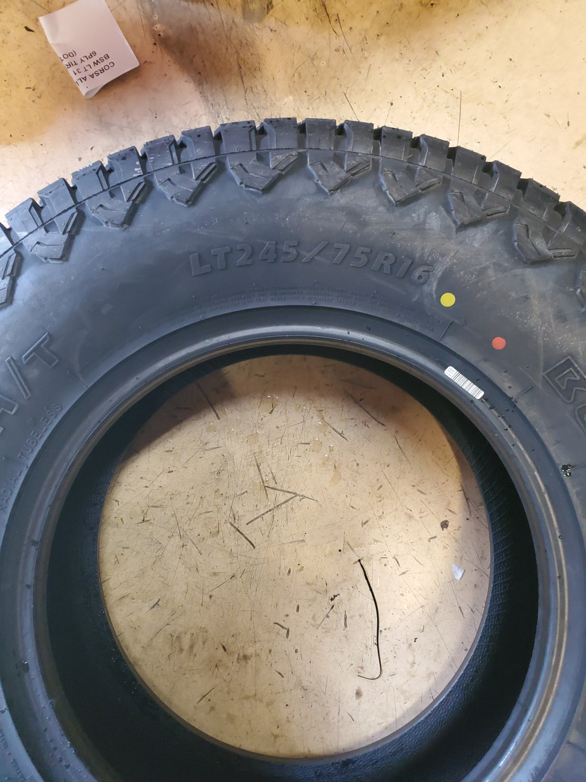 BLACKHAWK RIDGECRAWLER A/T LT 245 75 16 120/116S 10PLY ALL TERRAIN TIRE 4120857