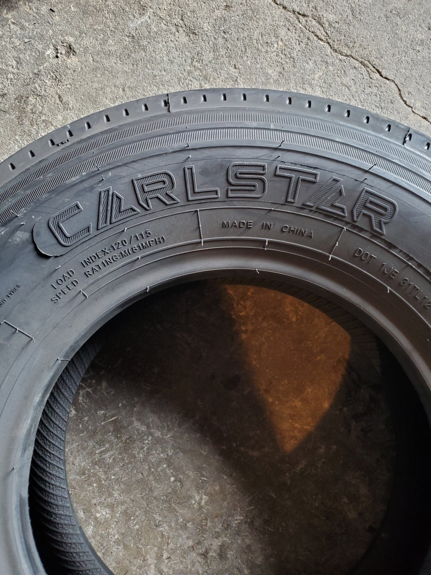 (KSL ONLY) 4 CARLSTAR CSL16 BSW ST 225 75 15 120/115M 12PLY TRAILER TIRE 6H09881