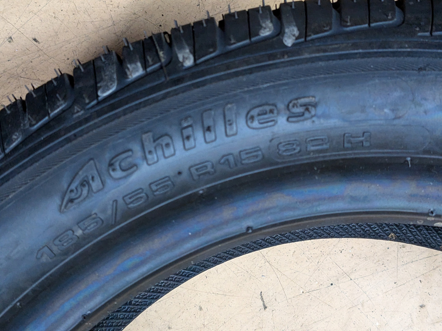 NOS ACHILLES 122 BSW P 185 55 15 86H XL ALL SEASON TIRE MAF185515H