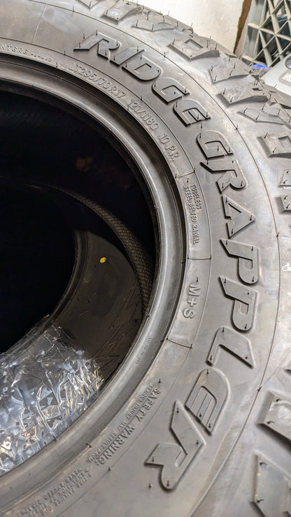 NITTO RIDGE GRAPPLER BSW LT 295 70 17 121/118Q 10PLY ALL TERRAIN TIRE 217070