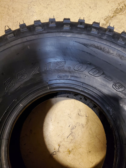 HI RUN SU20 BSW 25 12 9 LAWN MOWER TIRE WD1088