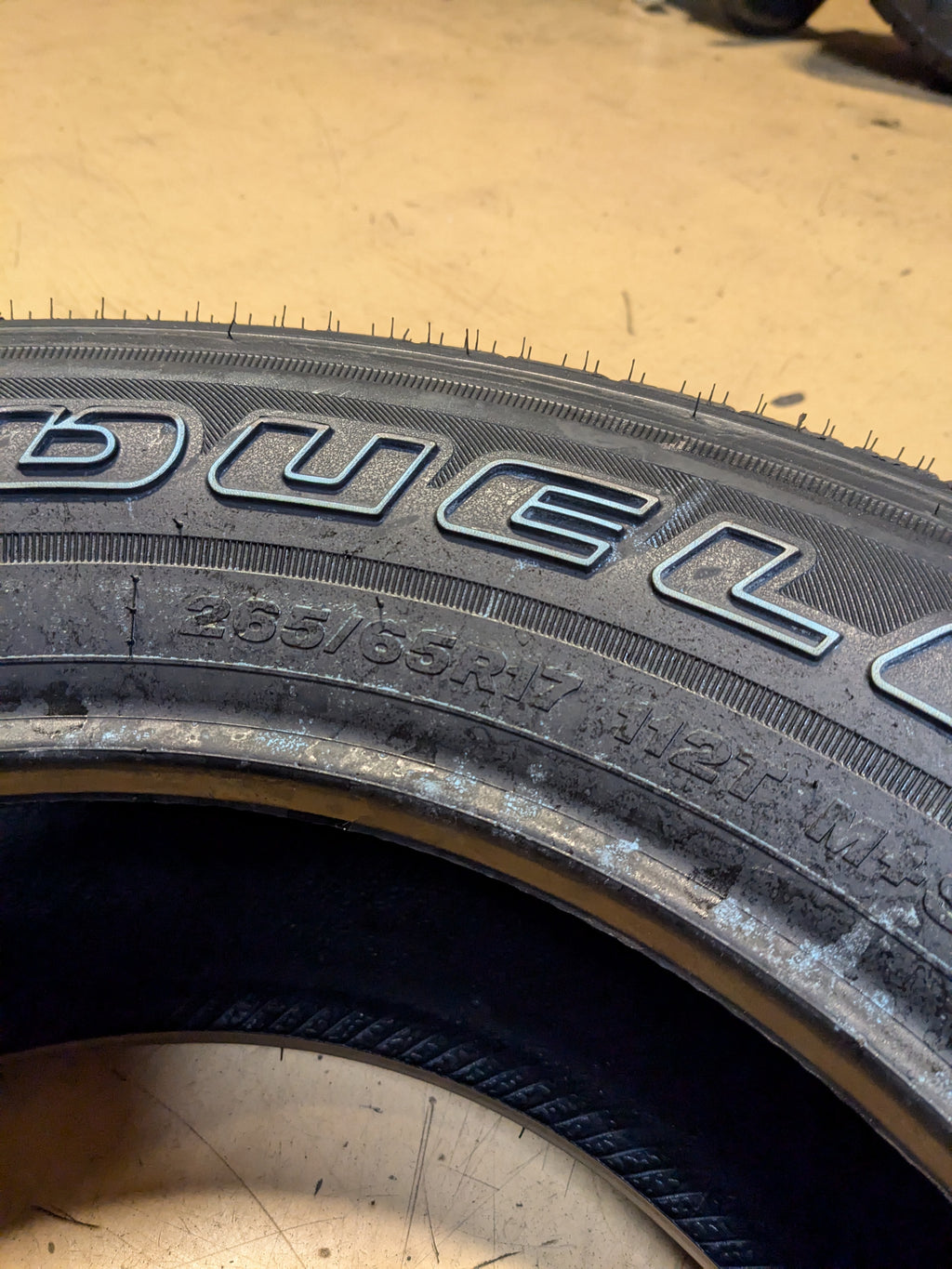 BRIDGESTONE DUELER LX RWL P 265 65 17 112T SL ALL SEASON TIRE 009395