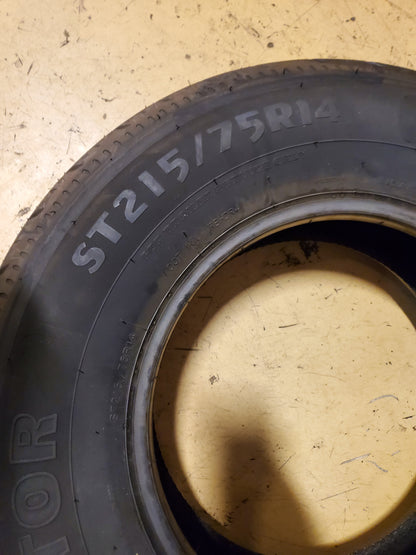 GLADIATOR QR25-T2 BSW ST 215 75 14 102/98N 6PLY TRAILER TIRE 1943002141