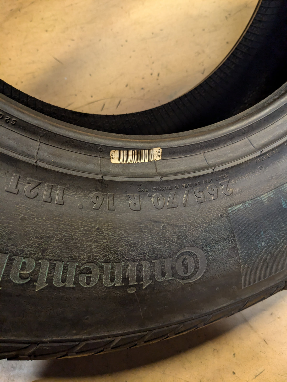 CONTINENTAL SURECONTACT LX P 265 70 16 112T XL ALL SEASON TIRE 15504750000