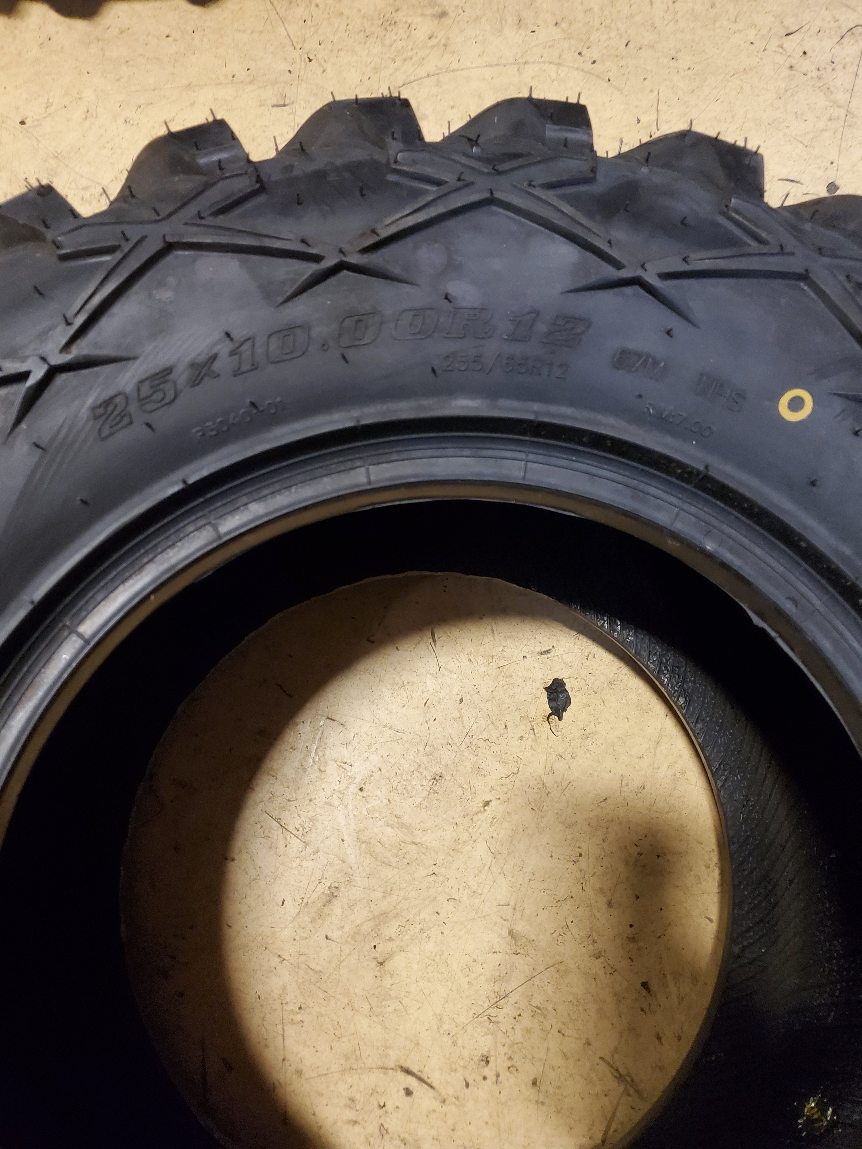 TUSK TERRABITE BSW  25 10 12 67M 8PLY ATV/UTV TIRE 128905289