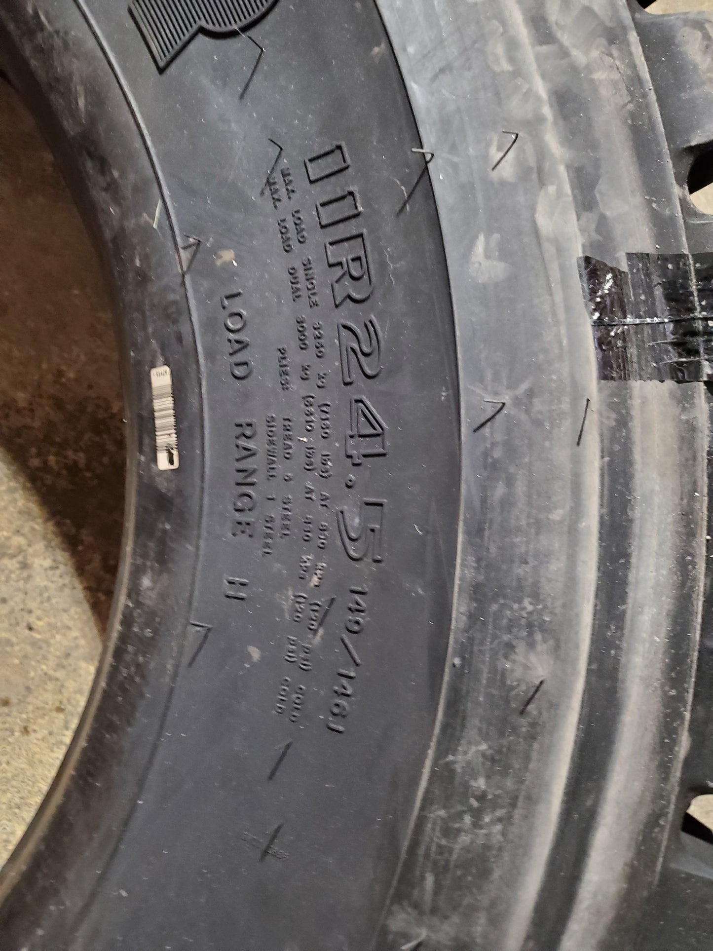 NOS GOODYEAR WORKHORSE MSD BSW LT 11 24.5 149/146J 16PLY DRIVE TIRE 138847691