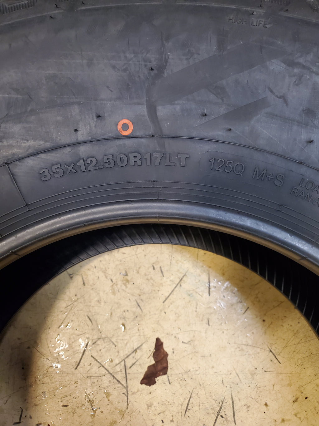 NOS MILESTAR PATAGONIA A/T R BSW LT 35 12.50 17 125Q 10PLY ALL TERRAIN TIRE 22229013