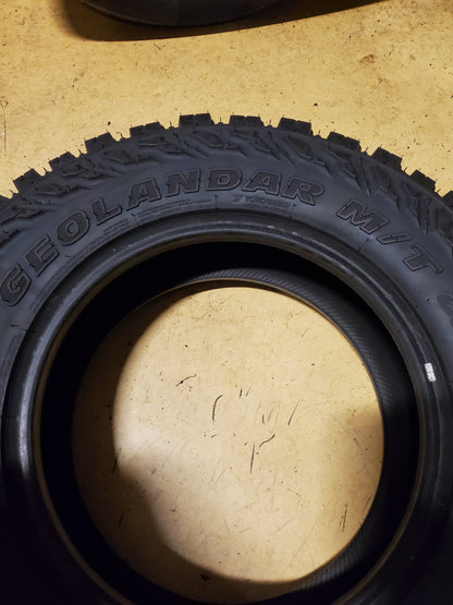 2 YOKOHAMA GEOLANDAR M/T G003 BSW LT 225 75 16 115/112Q 10PLY MUD TIRE 110133313