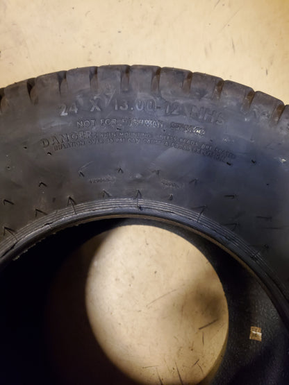 CARLISLE ULTRA TRAC 100A3 BSW 24 13 12 4PLY LAWN TIRE 529368