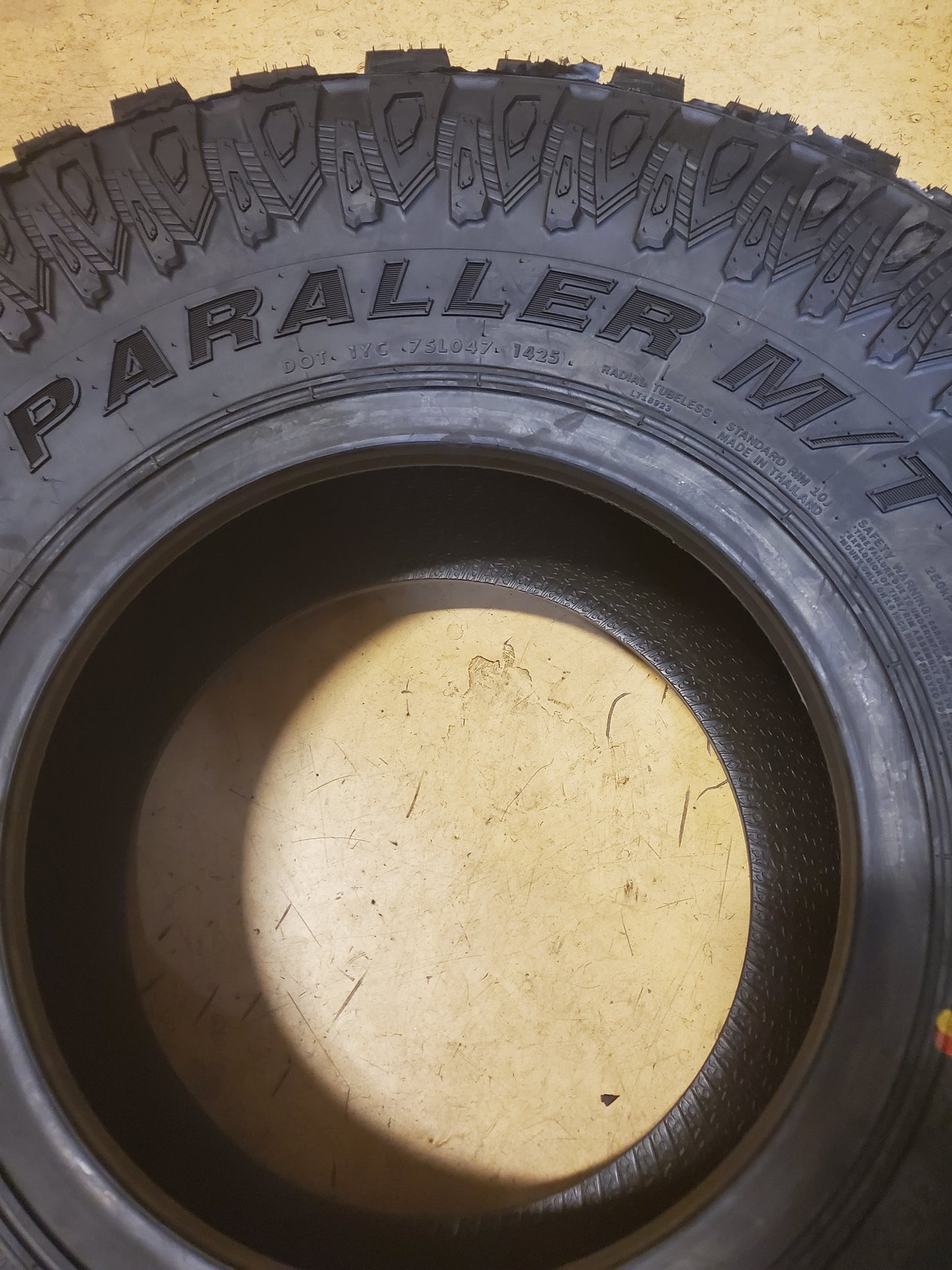 ATLAS PARALLER M/T BSW LT 35 12.5 15 113Q 6PLY MUD TIRE 221021417