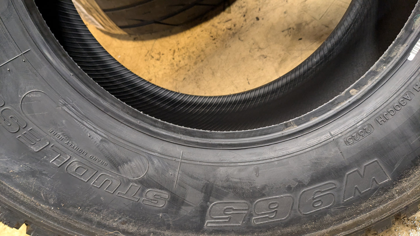 2 BRIDGESTONE BLIZZAK W965 BSW LT 245 75 16 120/116Q 10PLY WINTER TIRE 150800