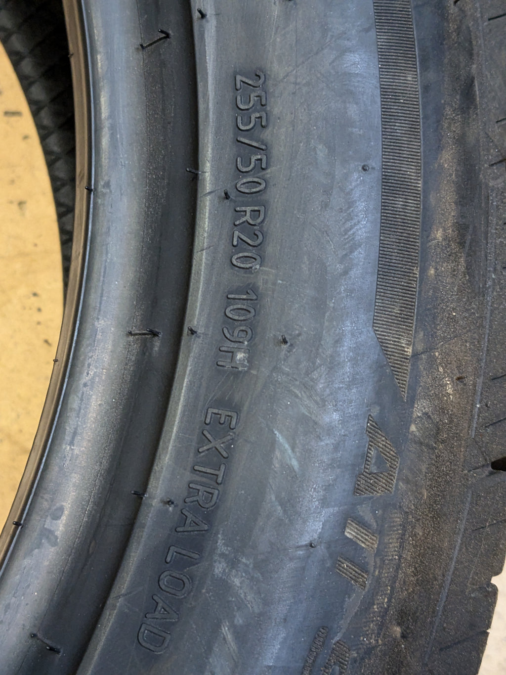 2 BFGOODRICH ADVANTAGE CONTROL A/S P 255 50 20 109H XL ALL SEASON TIRE 61370
