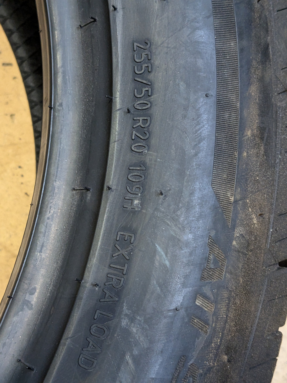 2 BFGOODRICH ADVANTAGE CONTROL A/S P 255 50 20 109H XL ALL SEASON TIRE 61370