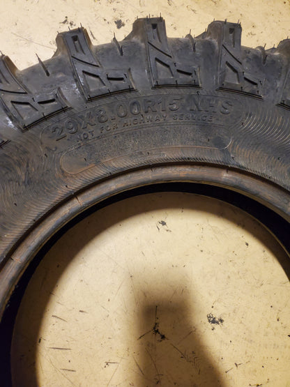 NOS OTR DIRT MASTER BSW 29 8 15 6PLY ATV/UTV TIRE T1870629800R15