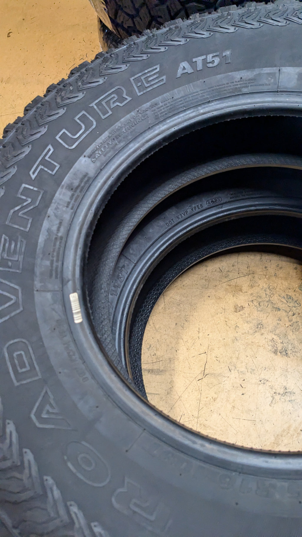 KUMHO ROADVENTURE AT51 BSW P 245 75 16 109T ALL TERRAIN TIRE 2177683