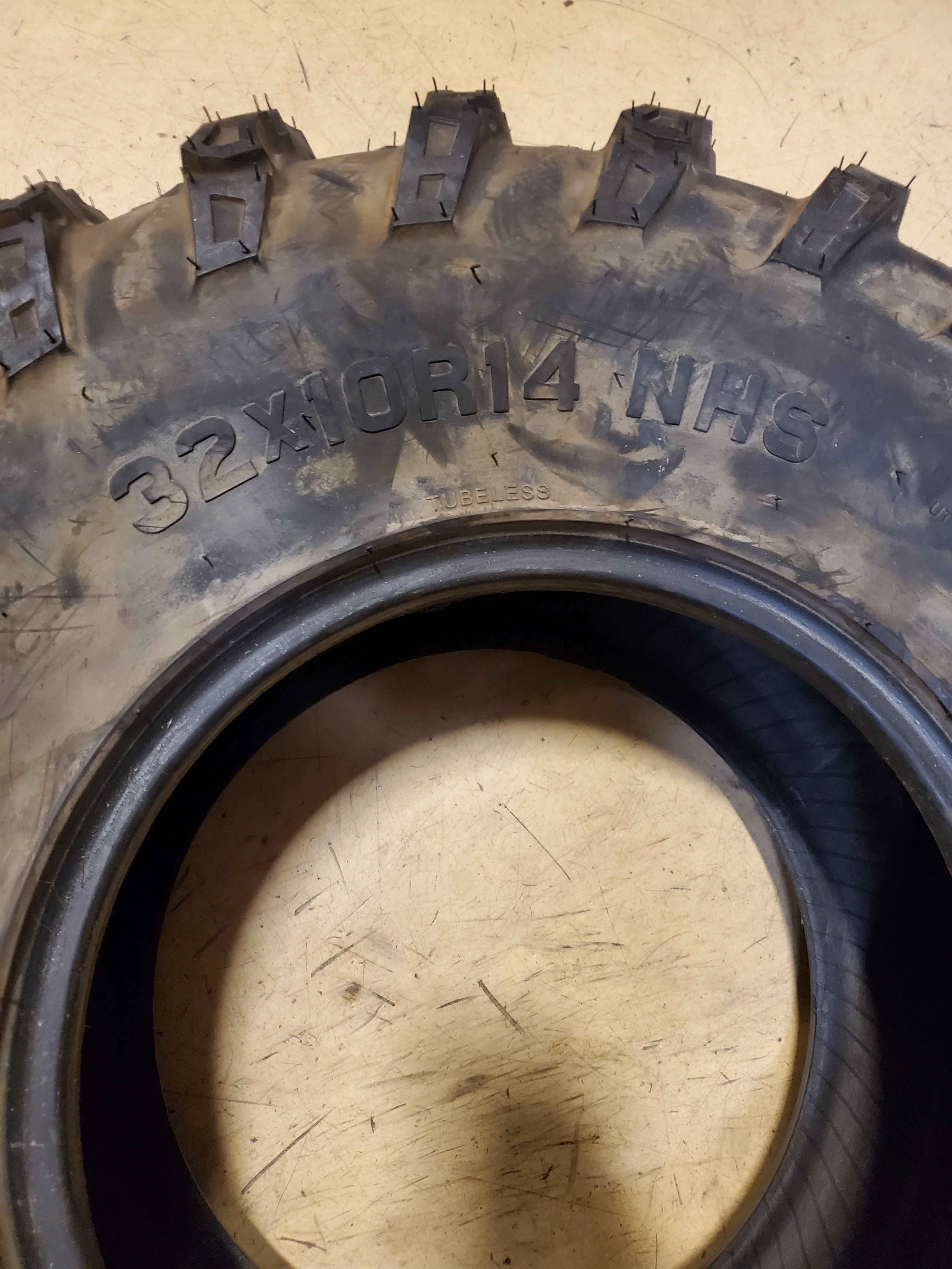 NOS GREENBALL GRIM REAPER BSW 32 10 14 8PLY ATV/UTV TIRE AE143210GR