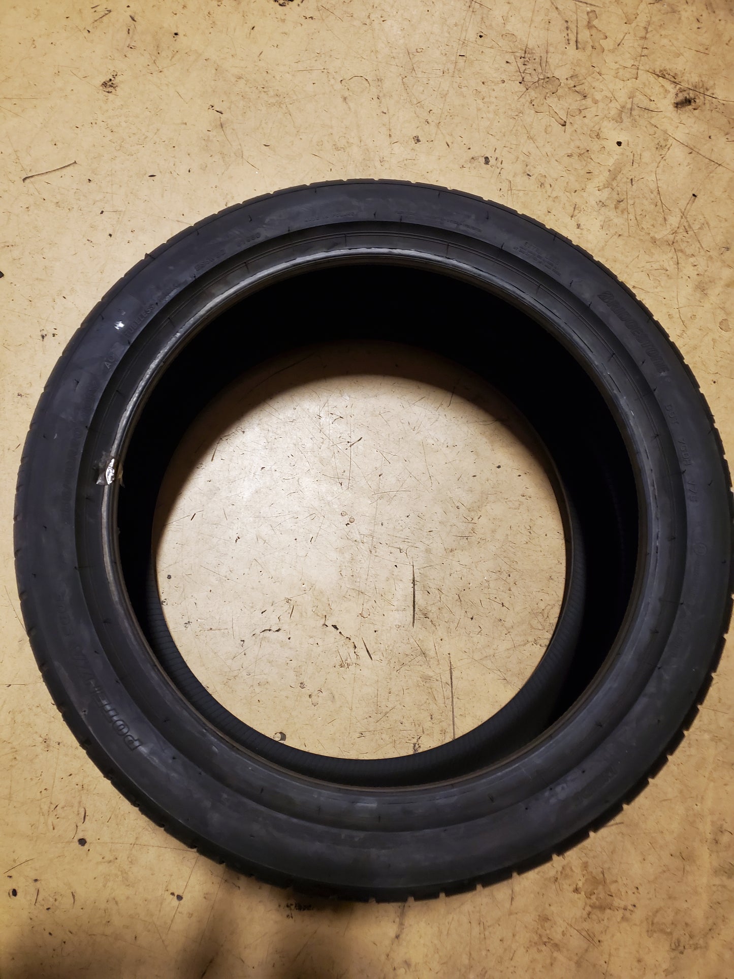 BRIDGESTONE POTENZA SOO5 BSW P 255 40 20 101Y XL UHP TIRE 011727