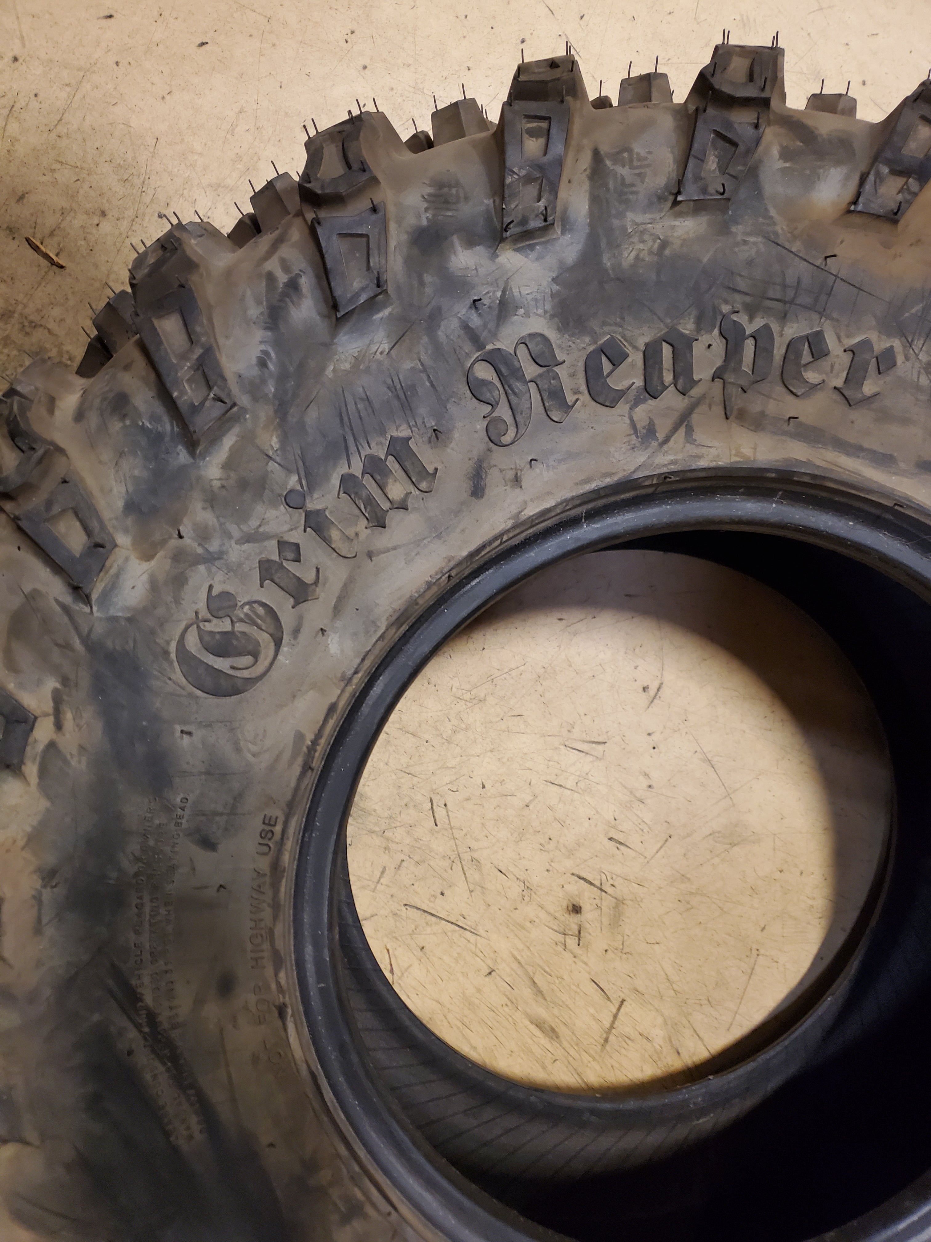NOS GREENBALL GRIM REAPER BSW 32 10 14 8PLY ATV/UTV TIRE AE143210GR