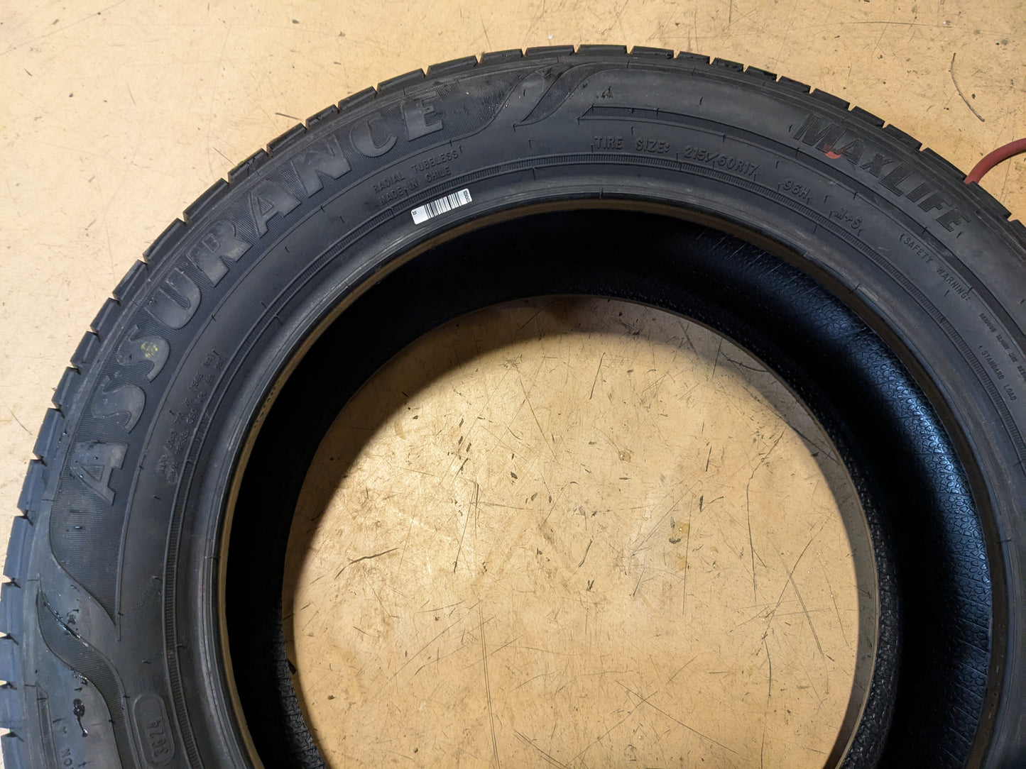 GOODYEAR ASSURANCE MAXLIFE BSW P 215 60 17 96H ALL SEASON TIRE 110322545