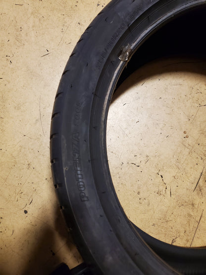 BRIDGESTONE POTENZA SOO5 BSW P 255 40 20 101Y XL UHP TIRE 011727