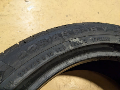 CONTINENTAL CONTISPORTCONTACT 5 RUNFLAT P 225 45 18 91Y UHP SUMMER TIRE 0350960