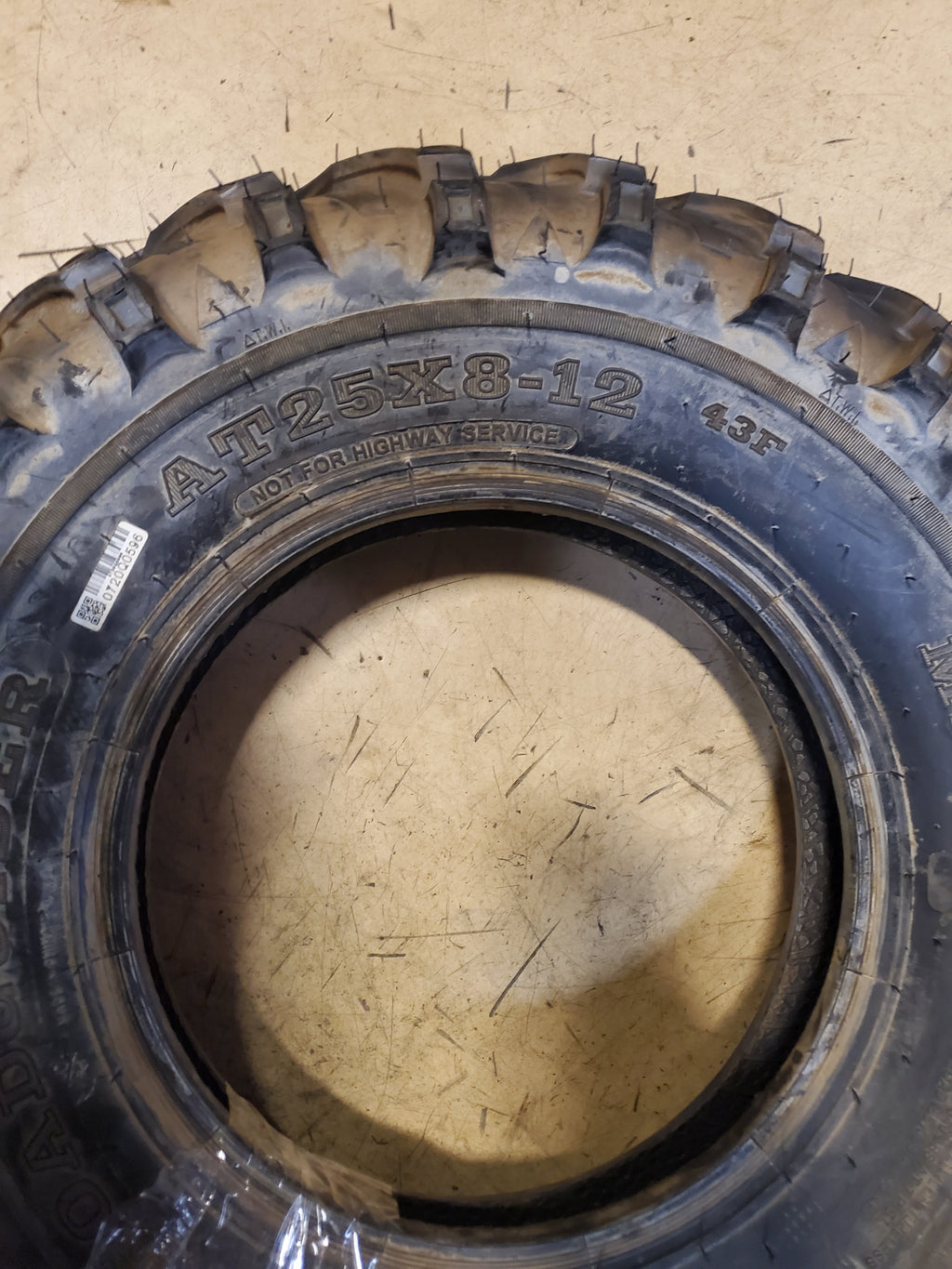 ROADGUIDER MARS BSW AT 25 8 12 43F 6PLY ATV/UTV TIRE ‎10272