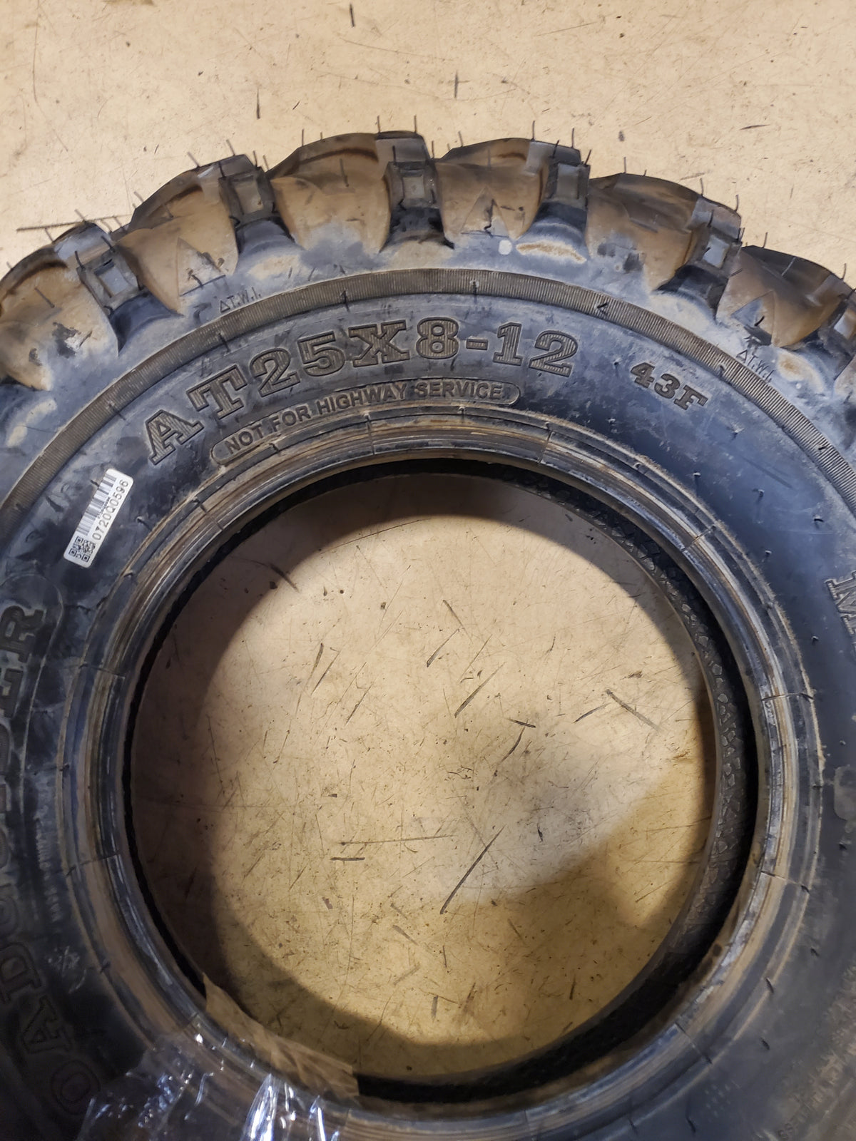 ROADGUIDER MARS BSW AT 25 8 12 43F 6PLY ATV/UTV TIRE ‎10272
