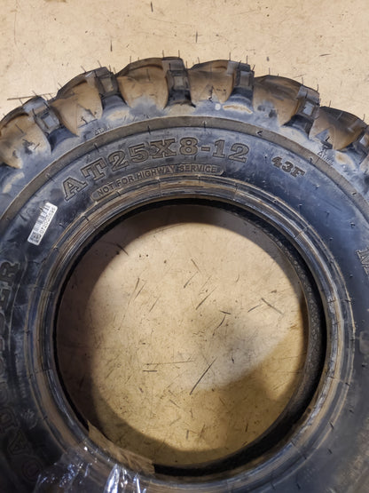 ROADGUIDER MARS BSW AT 25 8 12 43F 6PLY ATV/UTV TIRE ‎10272