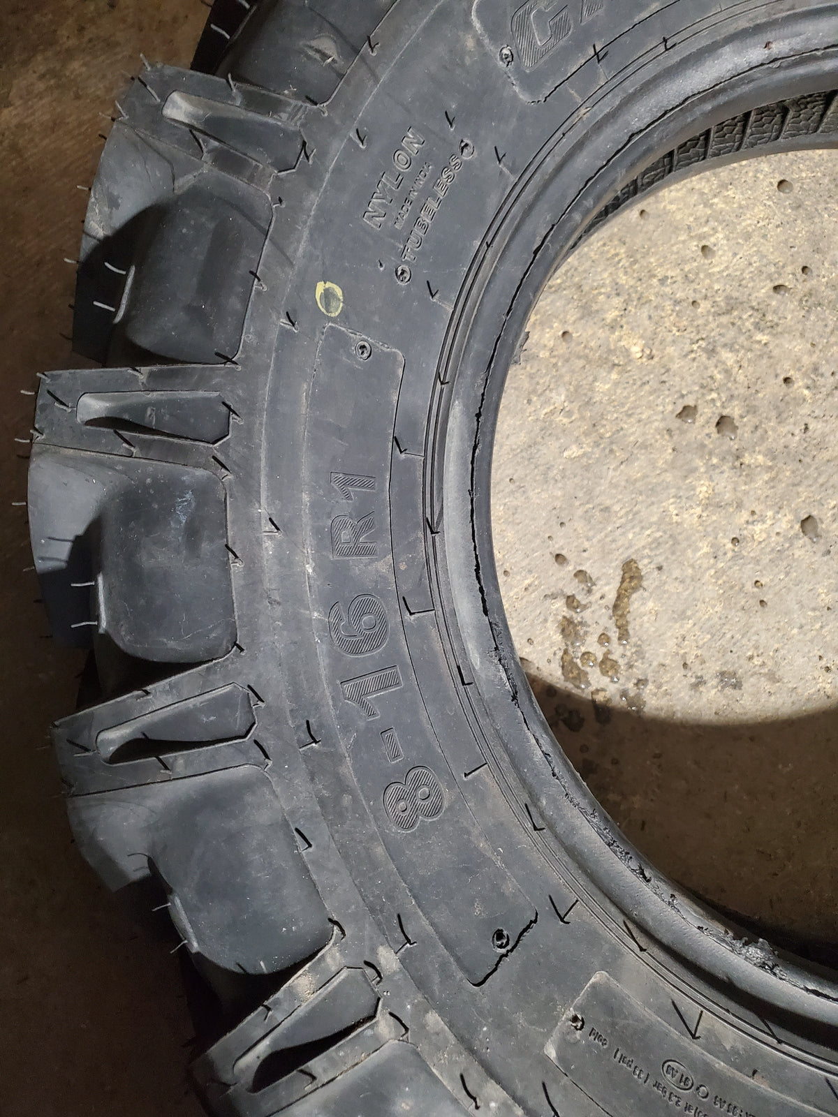 CARLISLE FARM SPECIALIST TB BSW  8 16 91A8 8PLY TRACTOR TIRE 6X174038