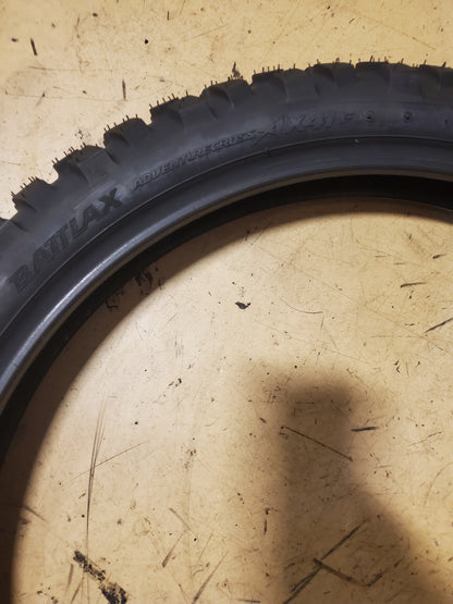 BRIDGESTONE BATTLAX ADVENTURECROSS AX41F 90 90 21 74Q FRONT BIKE TIRE 011457
