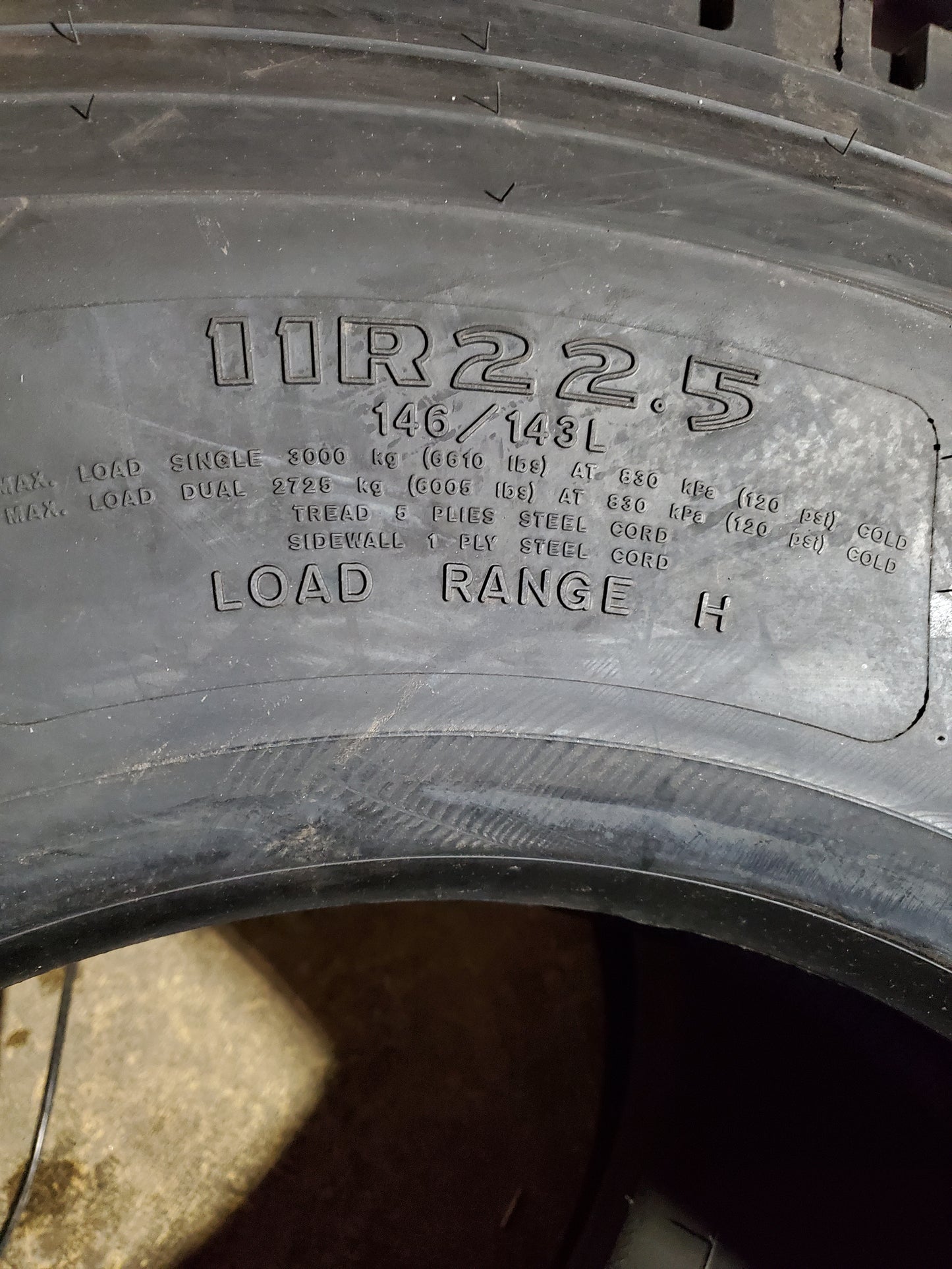 GOODYEAR G282 MSD BSW LT 11 22.5 146/143L 16PLY DRIVE TIRE 138307668