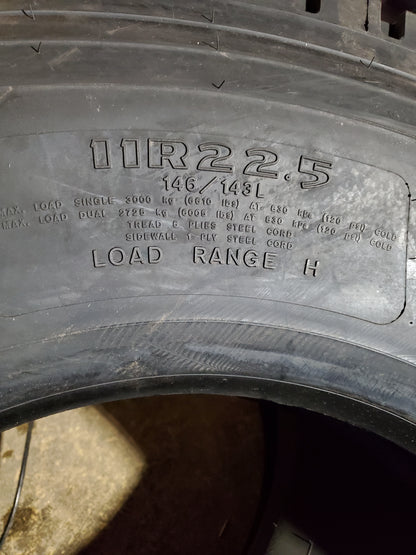 GOODYEAR G282 MSD BSW LT 11 22.5 146/143L 16PLY DRIVE TIRE 138307668