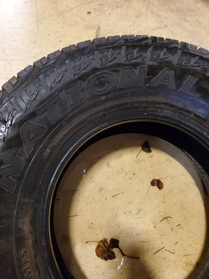 NOS NATIONAL COMMANDO A/T BSW P 265 75 16 116T ALL TERRAIN TIRE NLT81