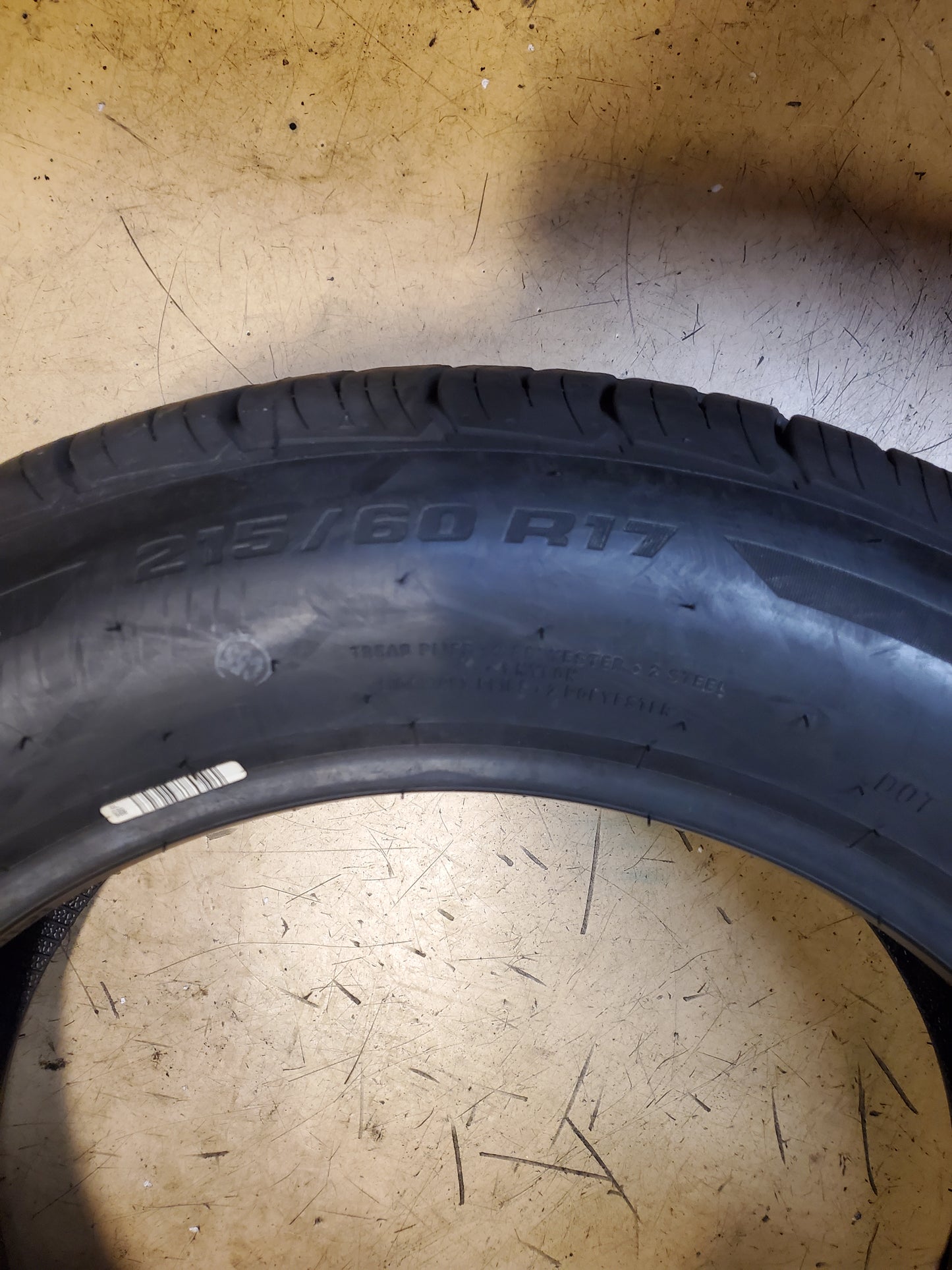 BFGOODRICH ADVANTAGE CONTROL BSW P 215 60 17 96H ALL SEASON TIRE 35649