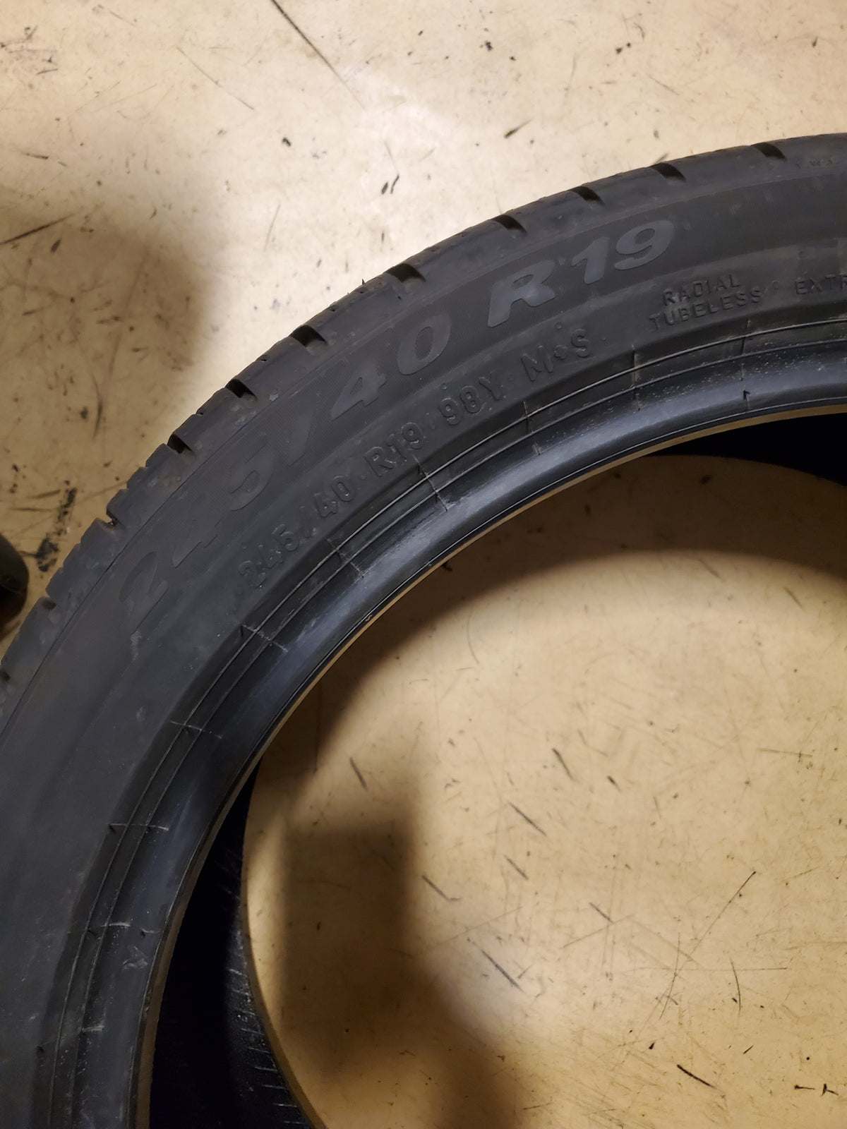 PIRELLI P ZERO ALL SEASON PLUS 3 BSW P 245 40 19 98Y XL UHP TIRE 4085400