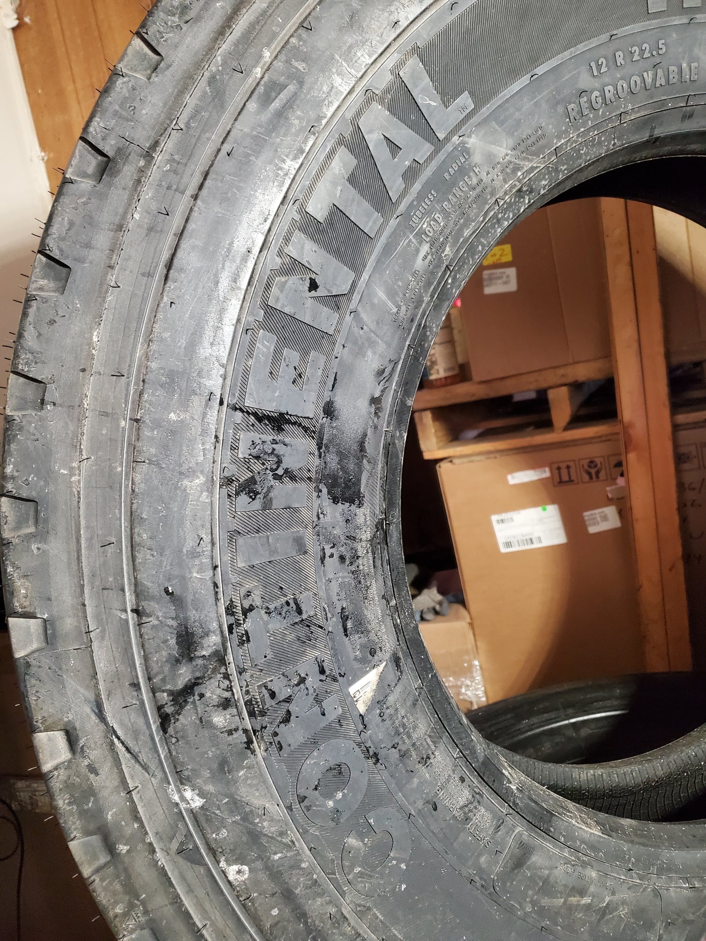 NOS CONTINENTAL CONTI HSC1 BSW LT 12 22.5 150/147K 16PLY COMMERCIAL TIRE 5652440000