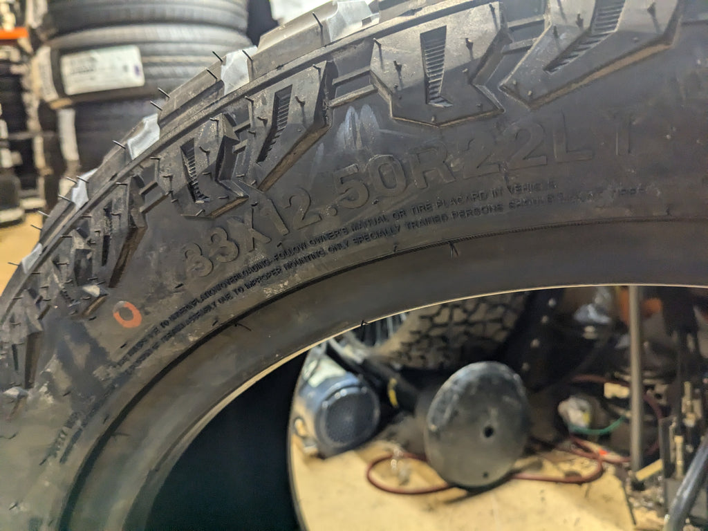 ARISUN ARESTA RT ZG07 BSW LT 33 12.50 22 109Q E RUGGED TERRAIN TIRE TH42492