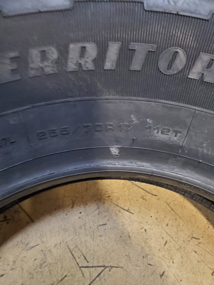 2 GOODYEAR WRANGLER TERRITORY HT BSW P 255 70 17 112T ALL SEASON TIRE 583963