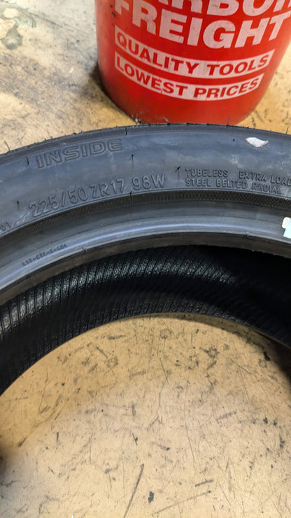 NITTO MOTIVO BSW P 225 50 17 98W XL UHP TIRE 210020