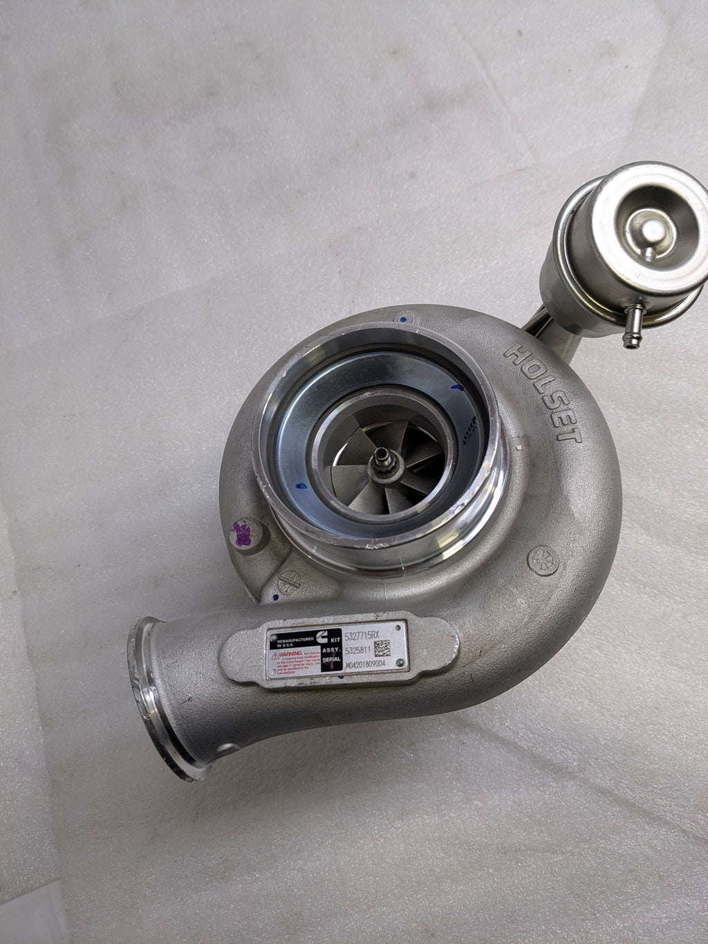 GENUINE CUMMINS 5327715RX TURBOCHARGER HX35G REMANUFACTURED B2