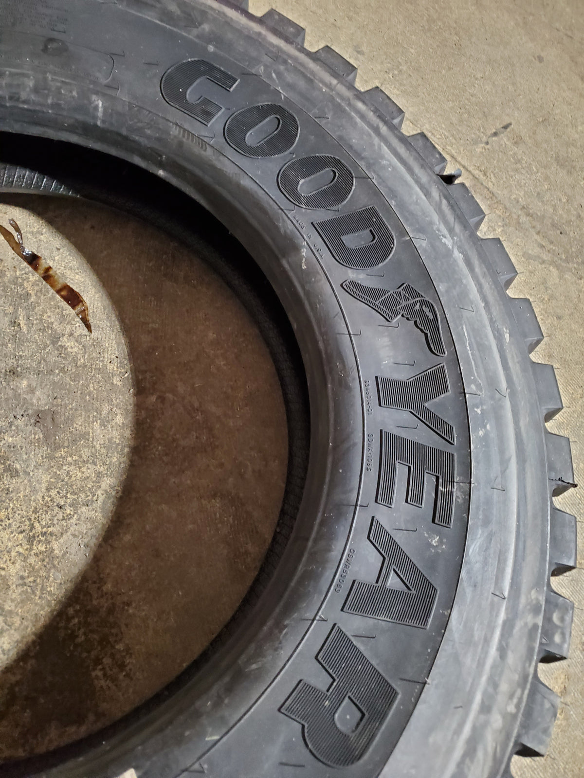 NOS GOODYEAR WORKHORSE MSD BSW LT 11 24.5 149/146J 16PLY DRIVE TIRE 138847691