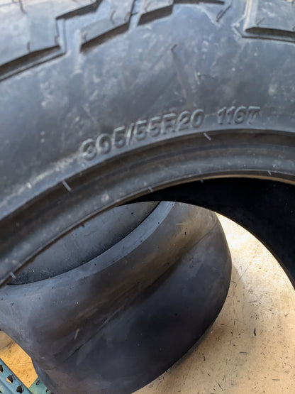 2 ARROYO TAMAROCK R/T BSW P 305 55 20 116T RUGGED TERRAIN TIRE ATRT37